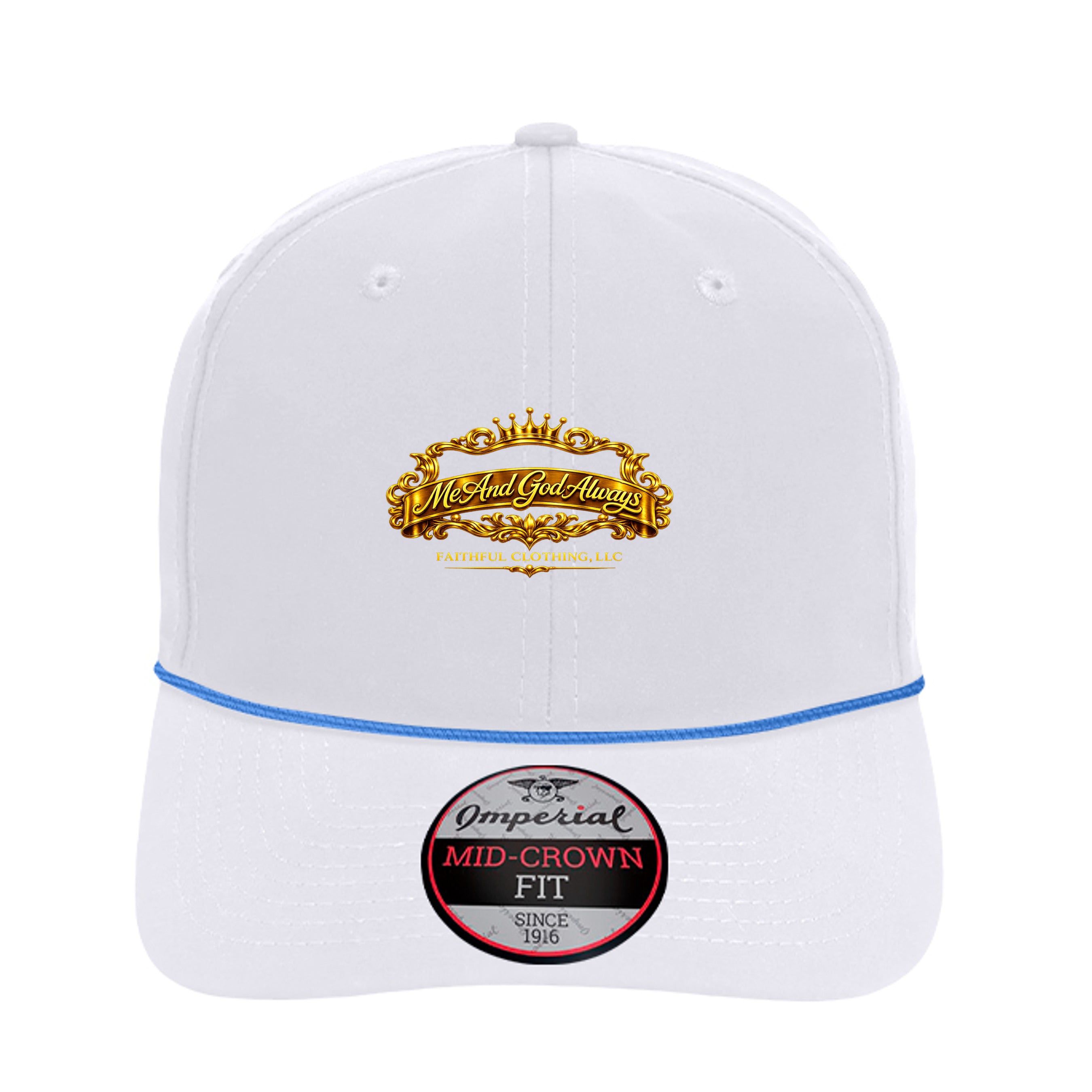 White/ Royal - 7054 - FRONT