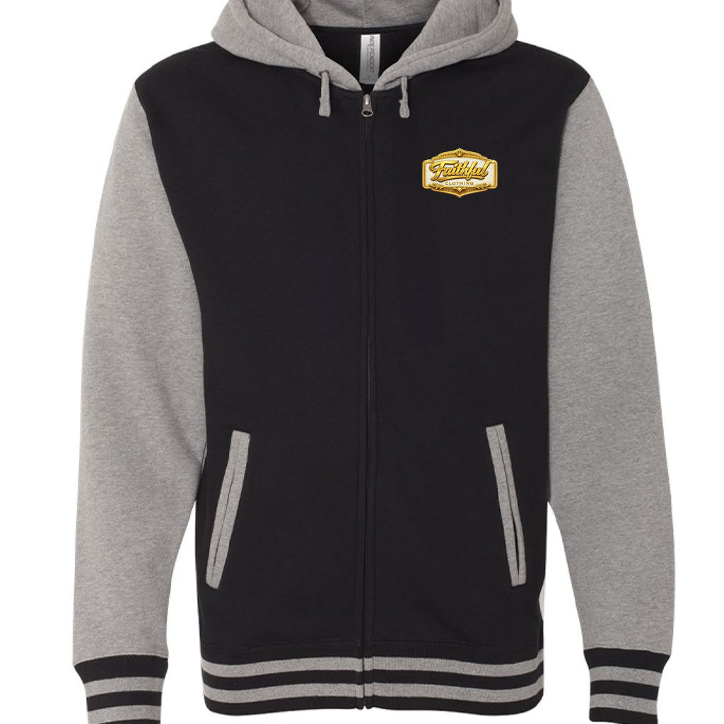 Black/ Gunmetal Heather - IND45UVZ - FRONT