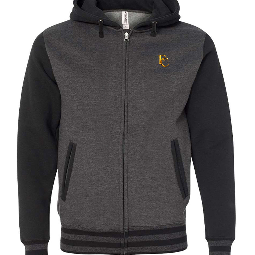 Charcoal Heather/ Black - IND45UVZ - FRONT