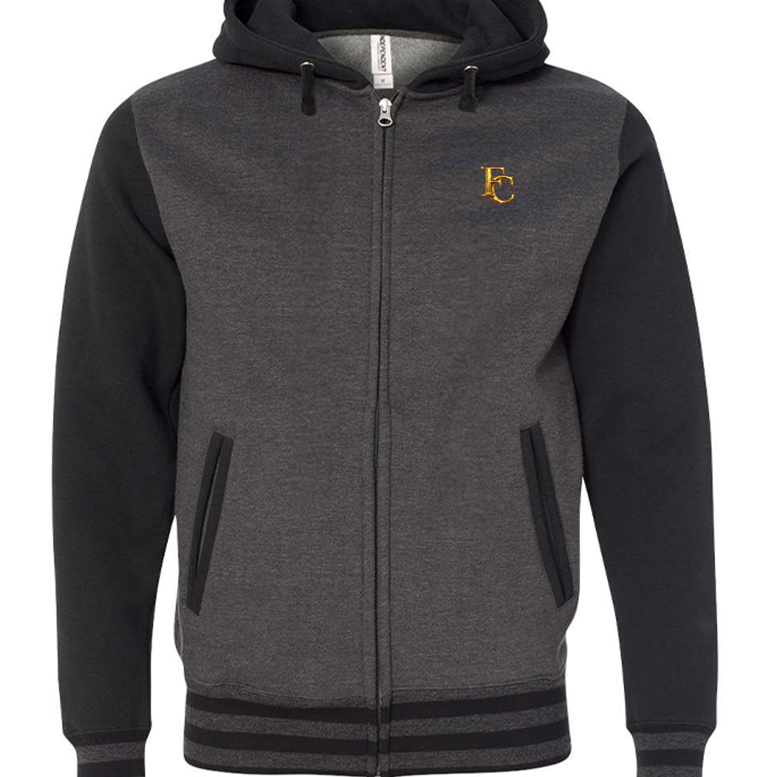Charcoal Heather/ Black - IND45UVZ - FRONT