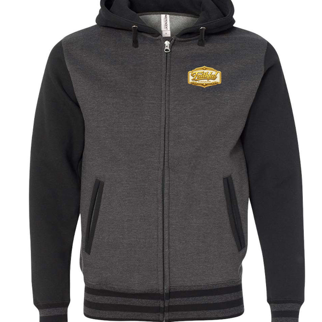 Charcoal Heather/ Black - IND45UVZ - FRONT
